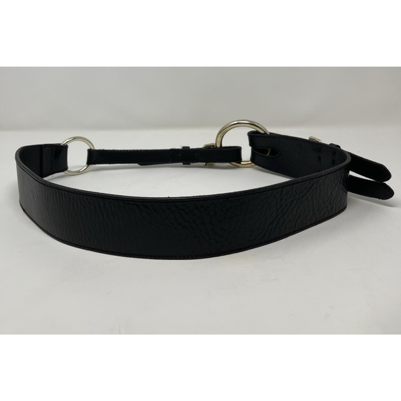 Lauren Ralph Lauren Tri-Strap O-Ring Leather Belt Women's XL Retail $115.00 - Picture 9 of 12